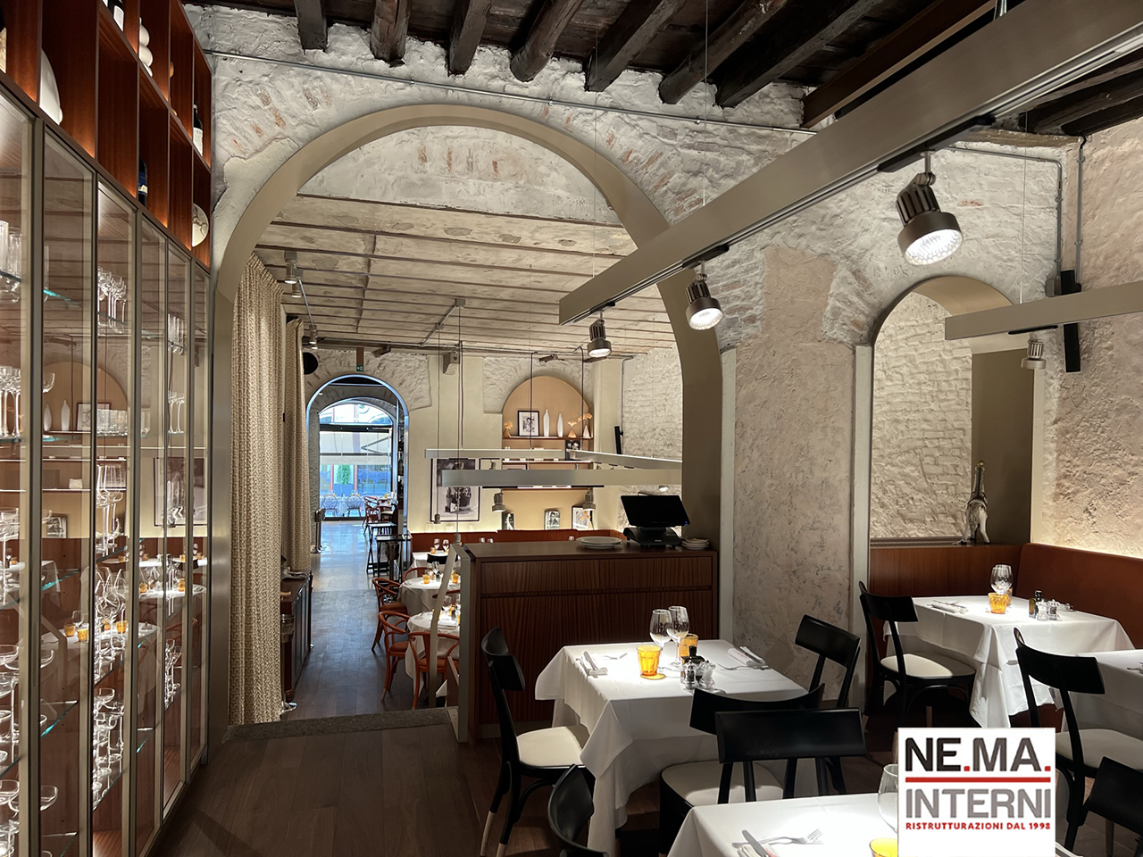 Ristrutturazione e Restauro ristorante Pizzeria “CASA FIORI CHIARI” nella centralissima Brera – Milano